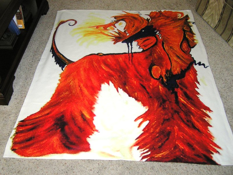 Afghan Fleece Blanket